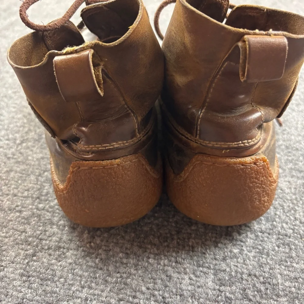 SOREL Mens Brown Leather Chukka Chugalug Lace Up Boots size: 8.5